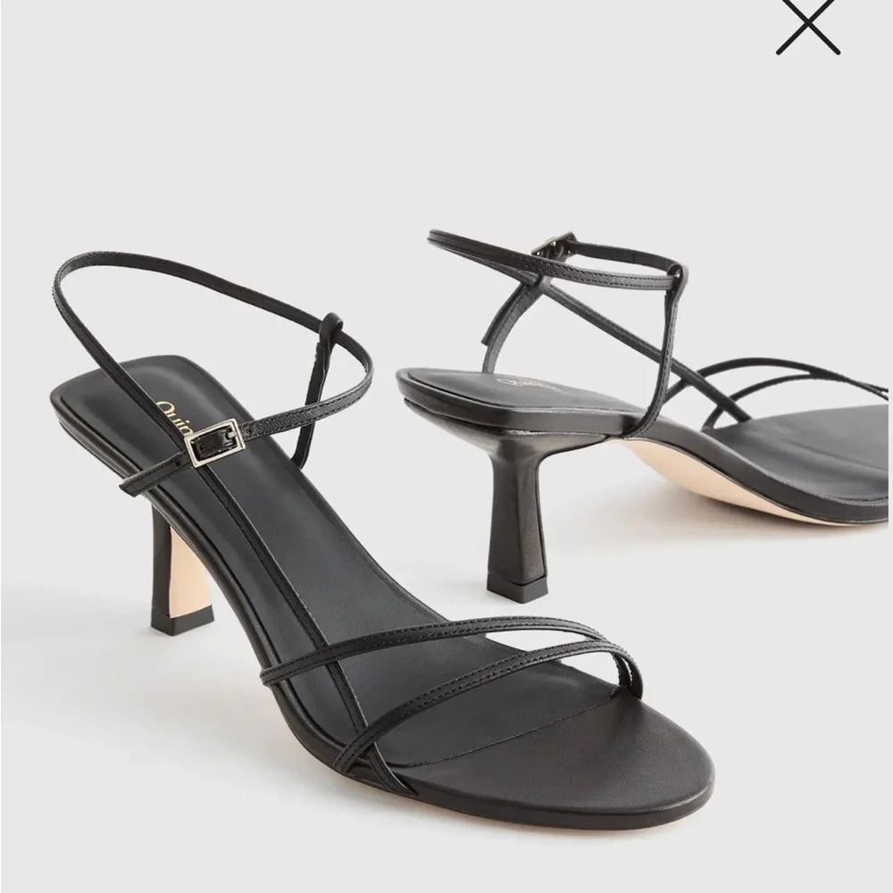 Quince Italian Leather 70mm Strappy Heel size 8 - Picture 3 of 8